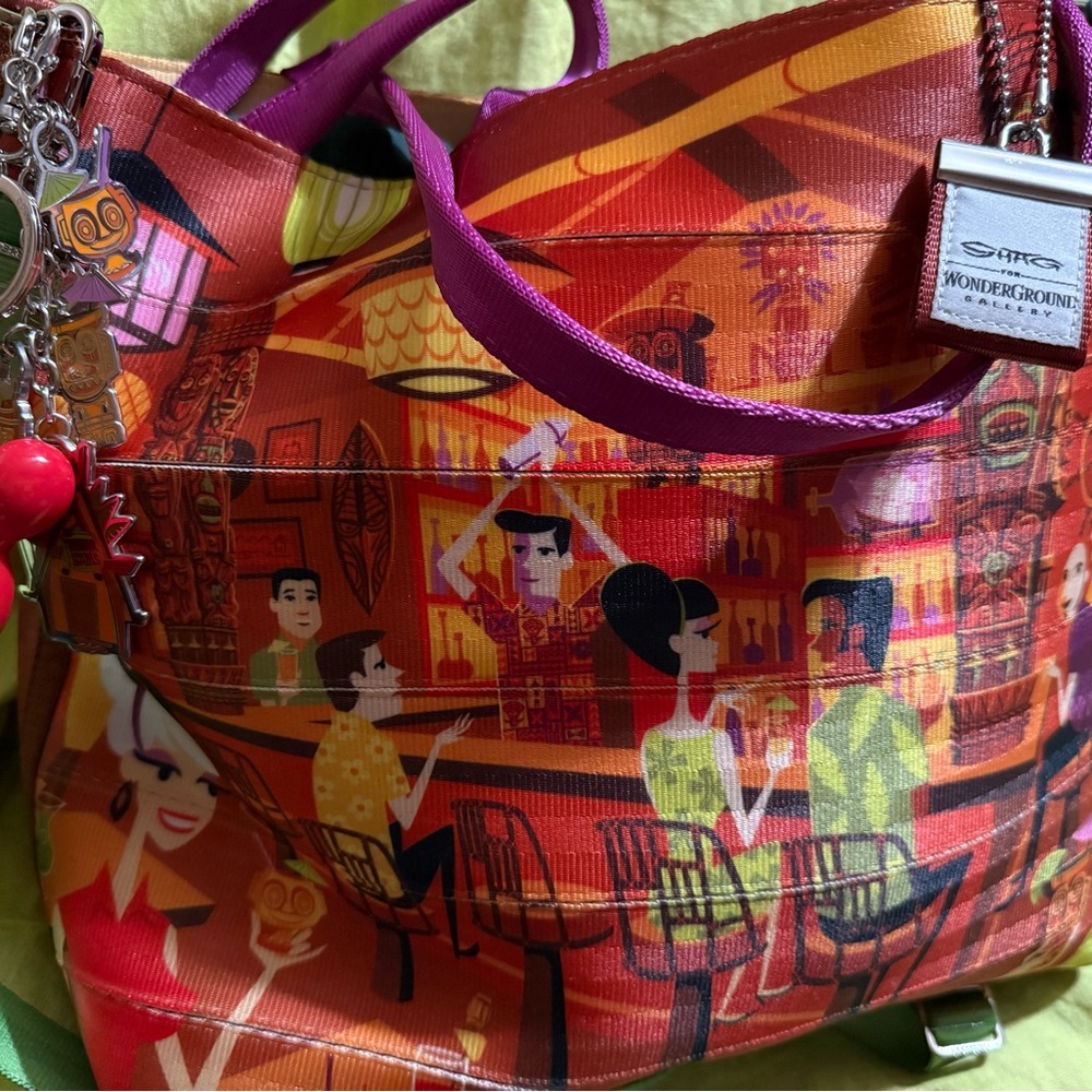 Not for Sale Harvey Shag Wonderground Gallery seatbelt Trader Sam TIKI Tote Bag